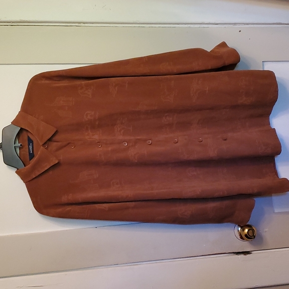 Penningtons Long Sleeve Button Down Top - Picture 1 of 6